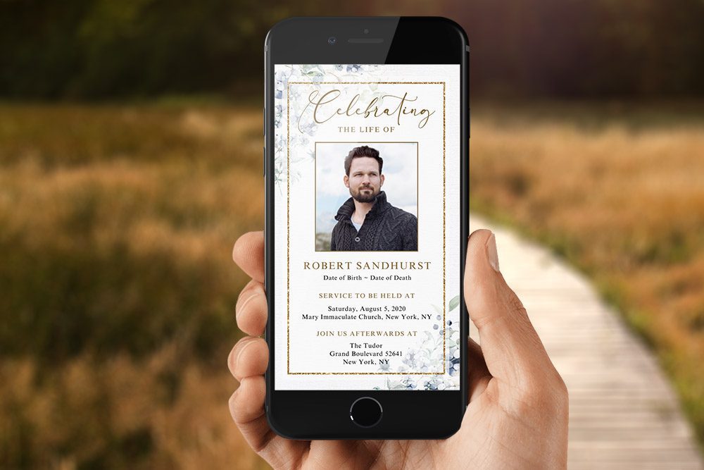 Funeral Smart Phone & Social Media Announcement