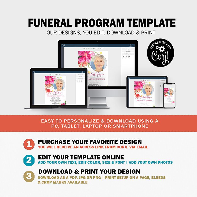 funeral program template flat 5x7 1 1