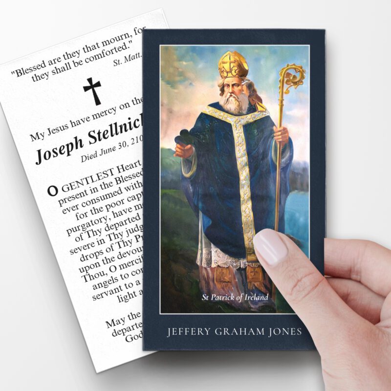 The Irish Blessings for funeral prayer cards