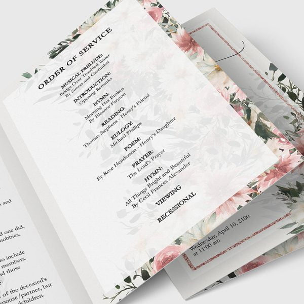 white and pastel floral funeral program template 2.6