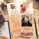 Warm Autumn Bouquet Memorial Bookmarks