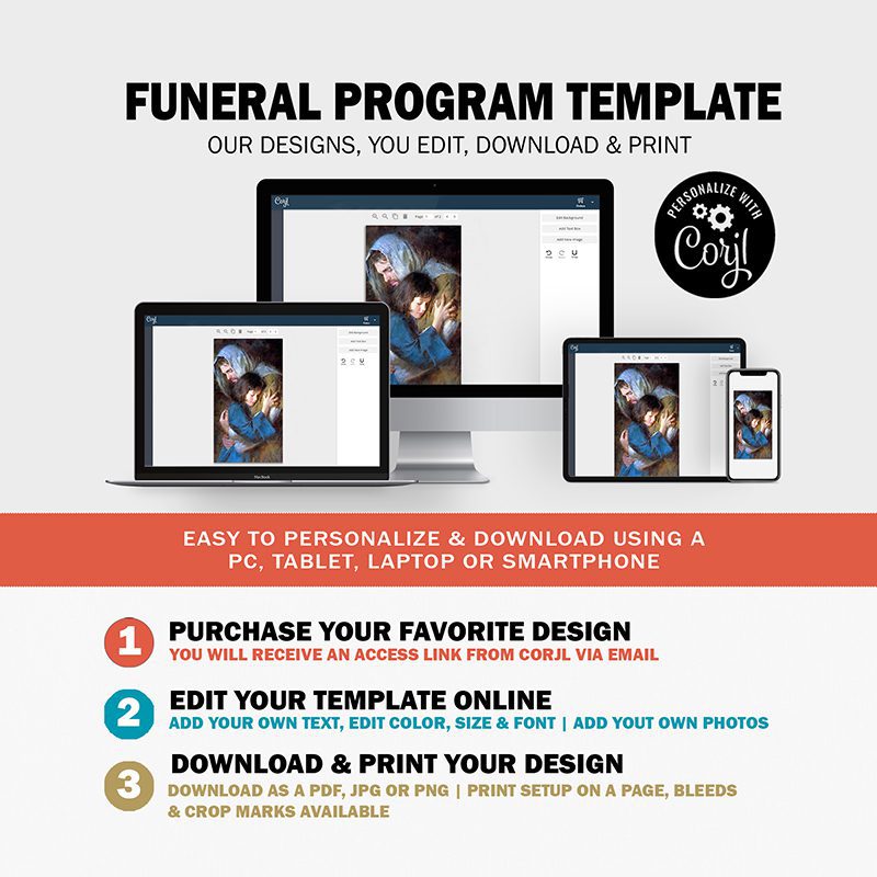 funeral program template flat 5x7 1 copy 24