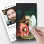 Arms of an Angel Prayer Cards Template