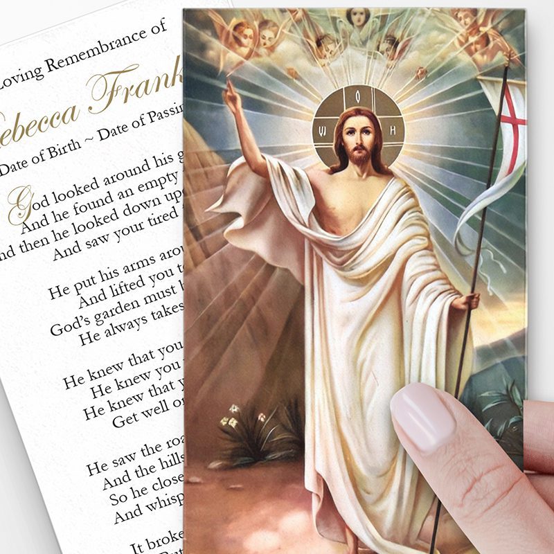 prayer cards holy cards hero 4 CU copy