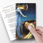 Annunciation 1 Prayer Cards Template, pray to mary