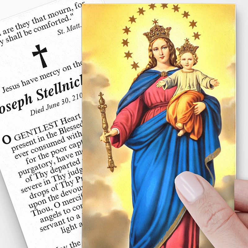 prayer cards holy cards hero 6 CU copy 10