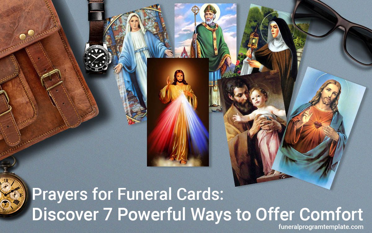 Prayers for funeral cards copy