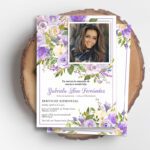 Floral Funeral Cards in Spanish