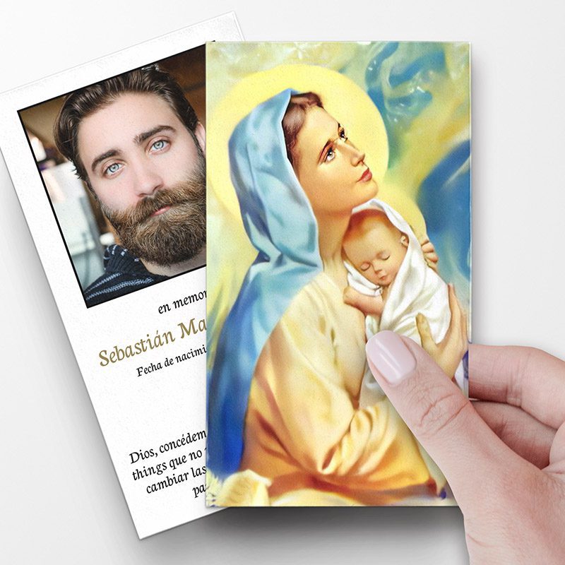Mary Mother of God Spanish Prayer Cards