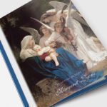 song of angels blue funeral program template 2.5