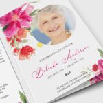 Beautiful Life Funeral Program Template