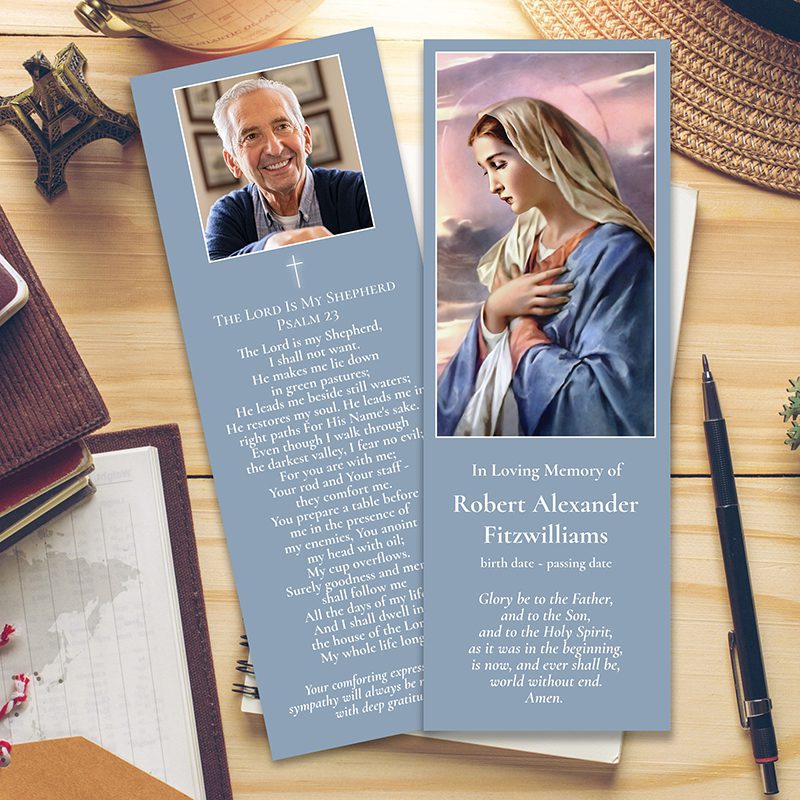 Click to view full screen Holy Mother Memorial Bookmarks