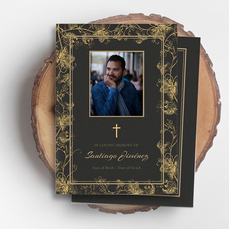 The Vine Funeral Cards Spanish