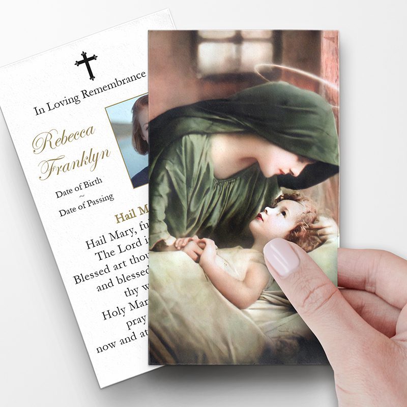 Mother Mary Prayer Cards