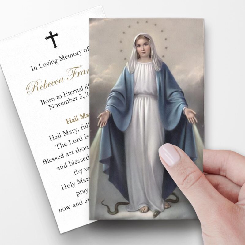 Our Lady of Grace Prayer Card