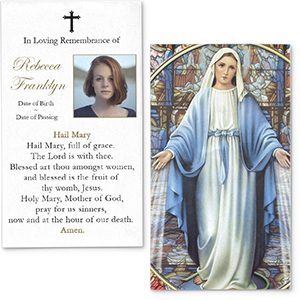 Prayer Cards for a Funeral